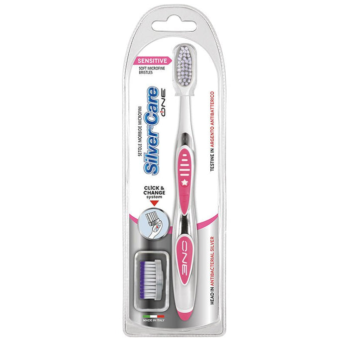 Recharge 3 Têtes Brosse à dents Gencives Silver Care ONE. - Massilia Dental - Fournitures Matériel Cabinet Dentaire