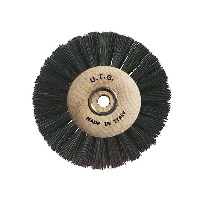 Brosse à Polir 60 mm x 2 Rangs Droite Chungking Noir - Massilia Dental - Fournitures Matériel Cabinet Dentaire