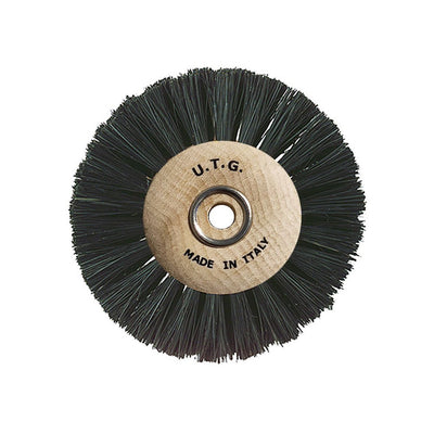 Brosse à Polir 60 mm x 2 Rangs Droite Chungking Noir - Massilia Dental - Fournitures Matériel Cabinet Dentaire