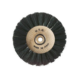 Brosse à Polir 60 mm x 2 Rangs Droite Chungking Noir - Massilia Dental - Fournitures Matériel Cabinet Dentaire