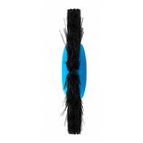 Brosse à polir chungking noir 60 mm 2 rangs convergents profil
