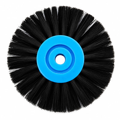 Brosse à polir chungking noir 60 mm 2 rangs convergents profil