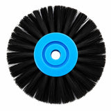Brosse à polir chungking noir 60 mm 2 rangs convergents profil