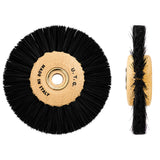 Brosse à polir métal ou résine 60 mm x 2 rangs droite chungking noir bois