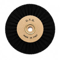 Brosse polissage noire chungking 80 mm x 2 rangs UTG profil
