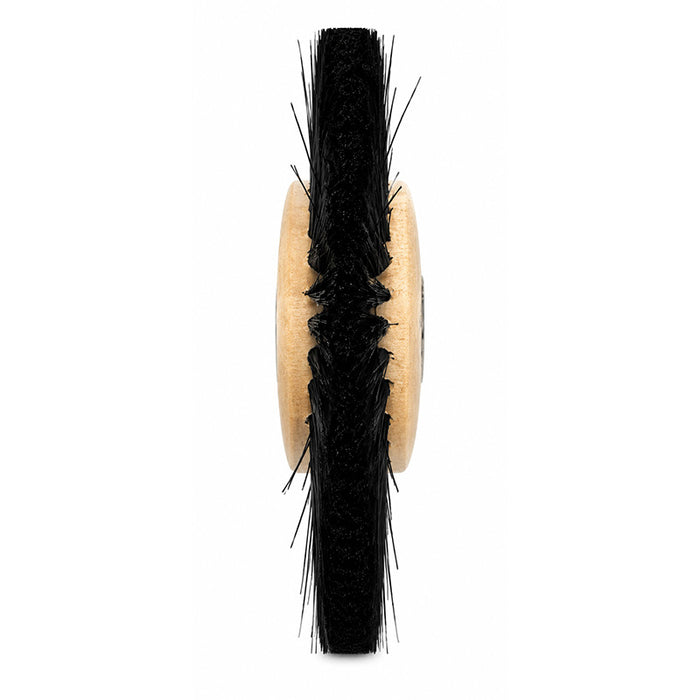 Brosse à polir soie noire 80 mm x 3 rangs convergents 10 U