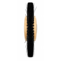 Brosse à polir soie noire 80 mm x 3 rangs convergente 10 pièces face