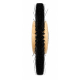 Brosse à polir soie noire 80 mm x 3 rangs convergente 10 pièces face