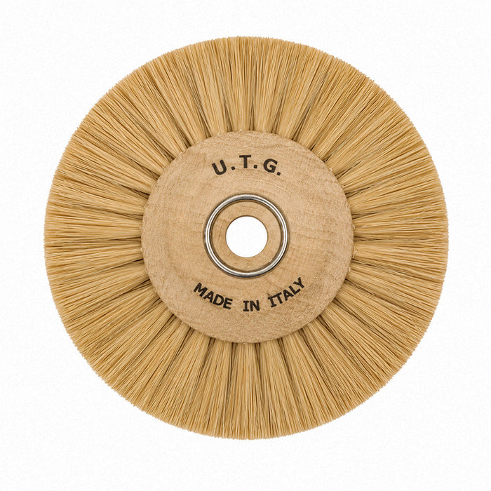 Brosse polissage chèvre blanche 4R80 convergeants UTG profil