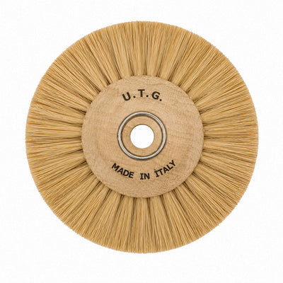 Brosse polissage chèvre blanche 4R80 convergeants UTG profil