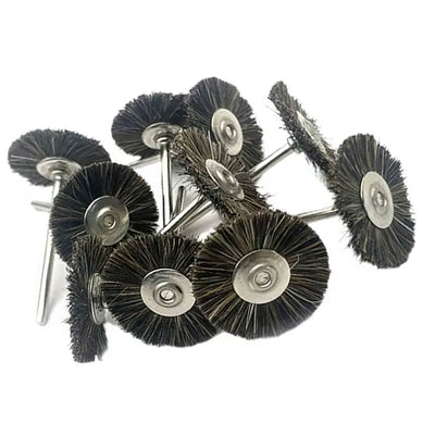 Brossettes Crins de Cheval 22 mm Souple - Boite 20 Pièces - Massilia Dental - Fournitures Matériel Cabinet Dentaire