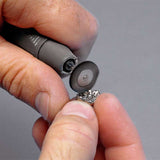 alt="Brossettes crins de cheval 22 mm souple 20 pièces polissage face occlusale - Massilia Dental"