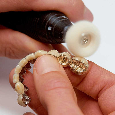 Brossette Coton x 12 U Brillantage Métal Composite - Renfert - Massilia Dental - Fournitures Matériel Cabinet Dentaire