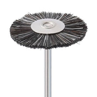 alt="Brossettes crins de cheval 22 mm x 20 unités pour finition de couronne acier ou stellite - Massilia Dental"