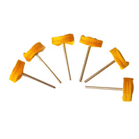 Brossettes tissu orange 22 mm x 20 pièces finition polissage des composites