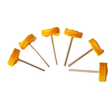 Brossettes tissu orange 22 mm x 20 pièces finition polissage des composites