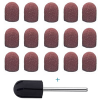 Capuchon Abrasif Papier Verre 15 Pièces + 1 Mandrin - Massilia Dental - Fournitures Matériel Cabinet Dentaire