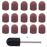 Capuchon Abrasif Papier Verre 15 Pièces + 1 Mandrin - Massilia Dental - Fournitures Matériel Cabinet Dentaire