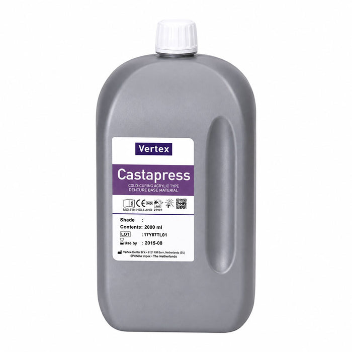 Castapress liquide résine Vertex cuisson prothèse adjointe 1 litre