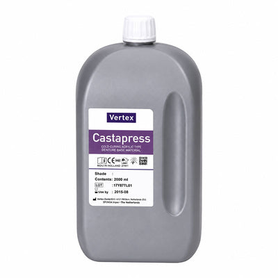 Castapress liquide résine Vertex cuisson prothèse adjointe 1 litre