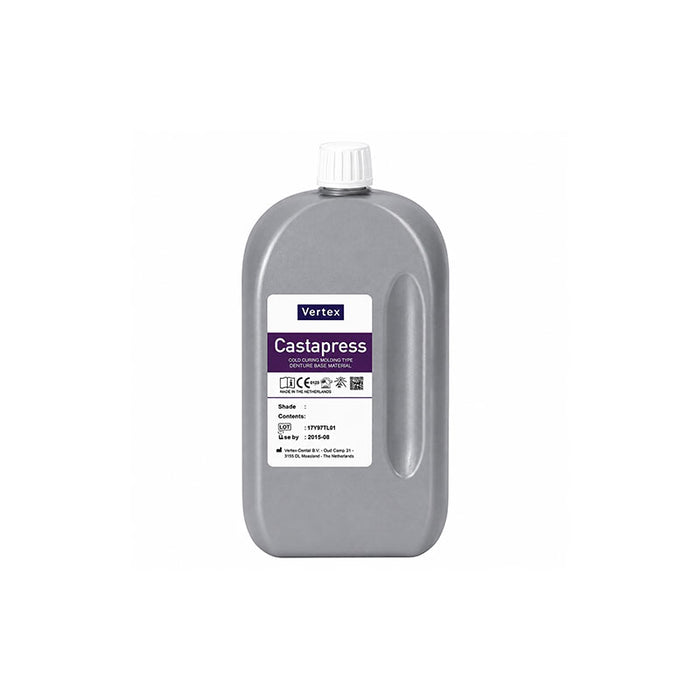Castapress liquide résine Vertex cuisson prothèse adjointe
