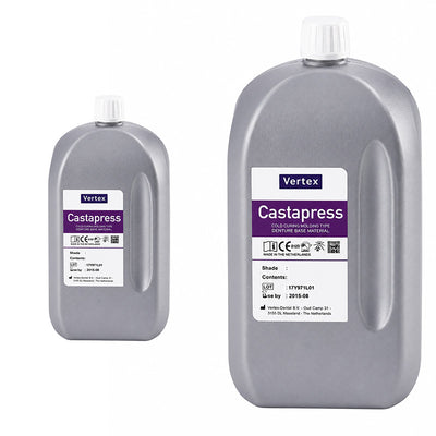 Castapress liquide résine Vertex cuisson prothèse adjointe 250 ml