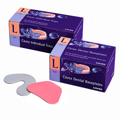 Cavex Plaque Base P.E.I Haut Rose ou Grise - A Ramollir
