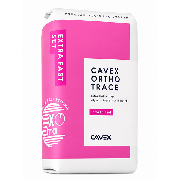 Cavex alginate orthodontie prise rapide arôme fruit rouge