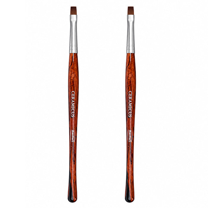 Pinceaux Ceramicus opaquer Renfert 2 pièces pour recouvrement de l'opaque