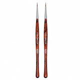 Pinceaux maquillage Ceramicus 00 et 000 Renfert poils synthétiques vue des 2 pièces