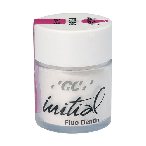 Dentine Fluo Initial ZR - FS 20 gr Céramique GC Zircone - Massilia Dental - Fournitures Matériel Cabinet Dentaire