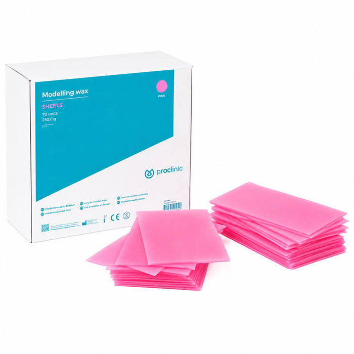 Cire plaque rose Proclinic modelage prothèse adjointe