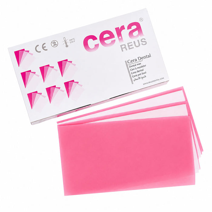 Cire plaque rose dure Reus montage nents et cire articulation