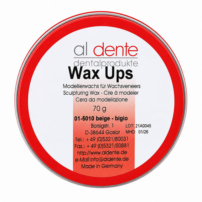 Wax Up Al Dente Cire Armature Travail Précis Blanche