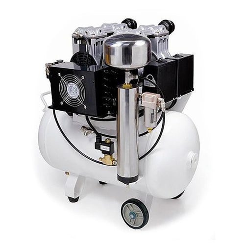 Compresseur Dentaire Bi - moteur Assecheur - Mestra - Massilia Dental - Fournitures Matériel Cabinet Dentaire