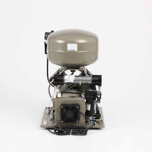 Compresseur Ekom DK50 2V Bicylindre Avec Assécheur Air - Massilia Dental - Fournitures Matériel Cabinet Dentaire