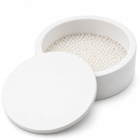 Crogiolo rotondo di sinterizzazione zirconia 91 x 27 mm con coperchio