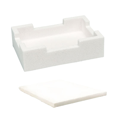 Coupelle Sintérisation Rectangulaire Couvercle Zircone. - Massilia Dental - Fournitures Matériel Cabinet Dentaire