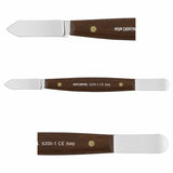 Petit couteau à cire lisse manche bois ASA Dental 13 cm