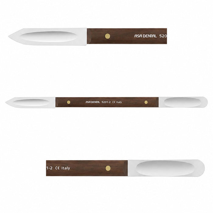 Couteau à Cire Manche Bois ASA Dental 12.5 cm