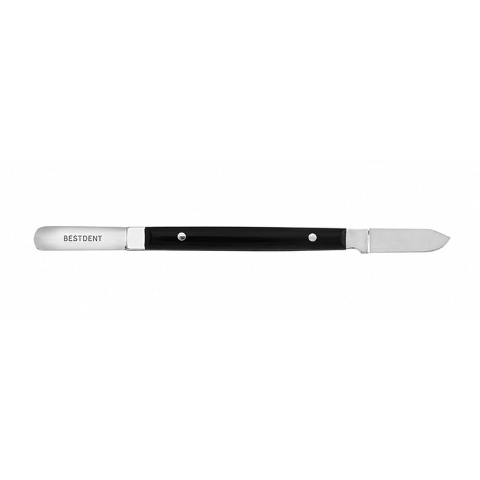 Petit couteau à cire manche bakélite 13 cm travaux modelage cire rose