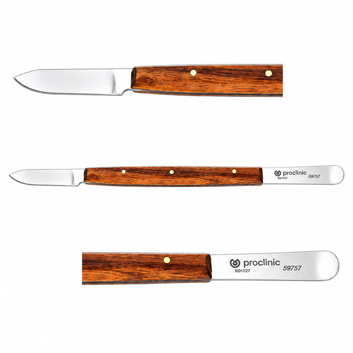 ASA wooden sleeve wax knife 17 cm - Good light handling - 1U