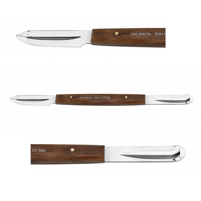 Petit Couteau à Cire Manche Bois ASA Dental  12.5 cm - 5201.1