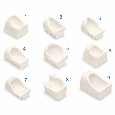 Creuset sabot ouvert ou fermé pour fronde électrique – Fonte au chalumeau