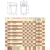Creuset 2 Couches Fronde Electronique 10 Pièces. - Massilia Dental - Fournitures Matériel Cabinet Dentaire