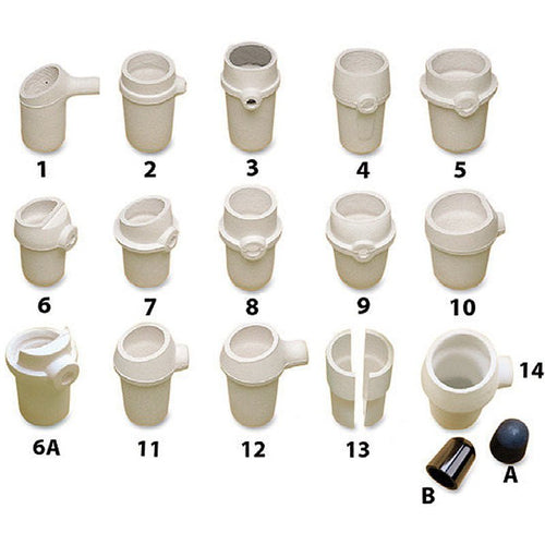 Creuset 2 Couches Fronde Electronique 10 Pièces. - Massilia Dental - Fournitures Matériel Cabinet Dentaire