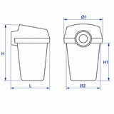 alt="Creuset fronde induction Mestra taille"