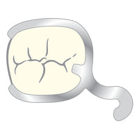 Crochets N Scheu Dental avec taquet prothèses adjointes dessin