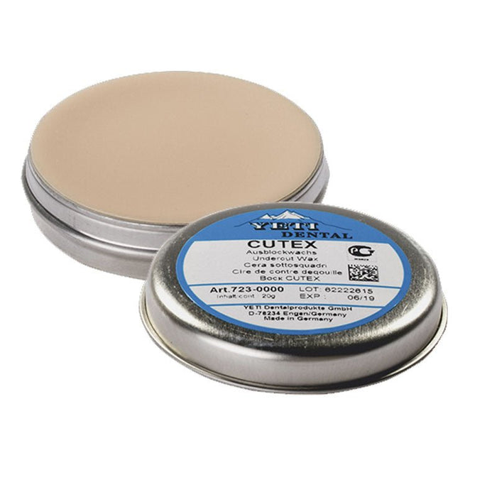 Cutex Cire Contre Dépouille Yeti Cire Non Calcinable 20 g. - Massilia Dental - Fournitures Matériel Cabinet Dentaire