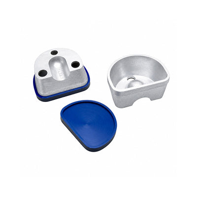 Petite cuvette à gelatine Mestra aluminium socle caoutchouc